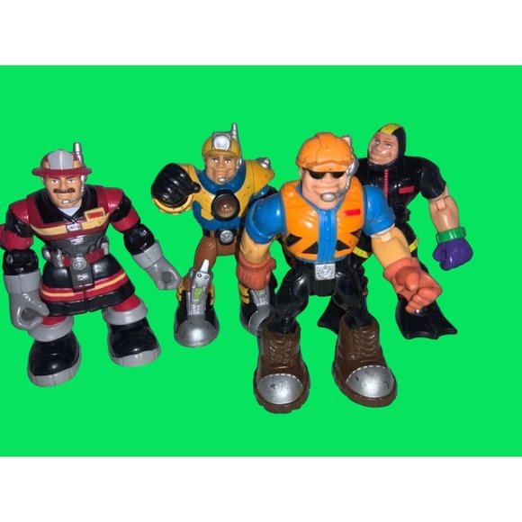 Fisher price rescue heroes lot of 4 - Picture 1 of 6